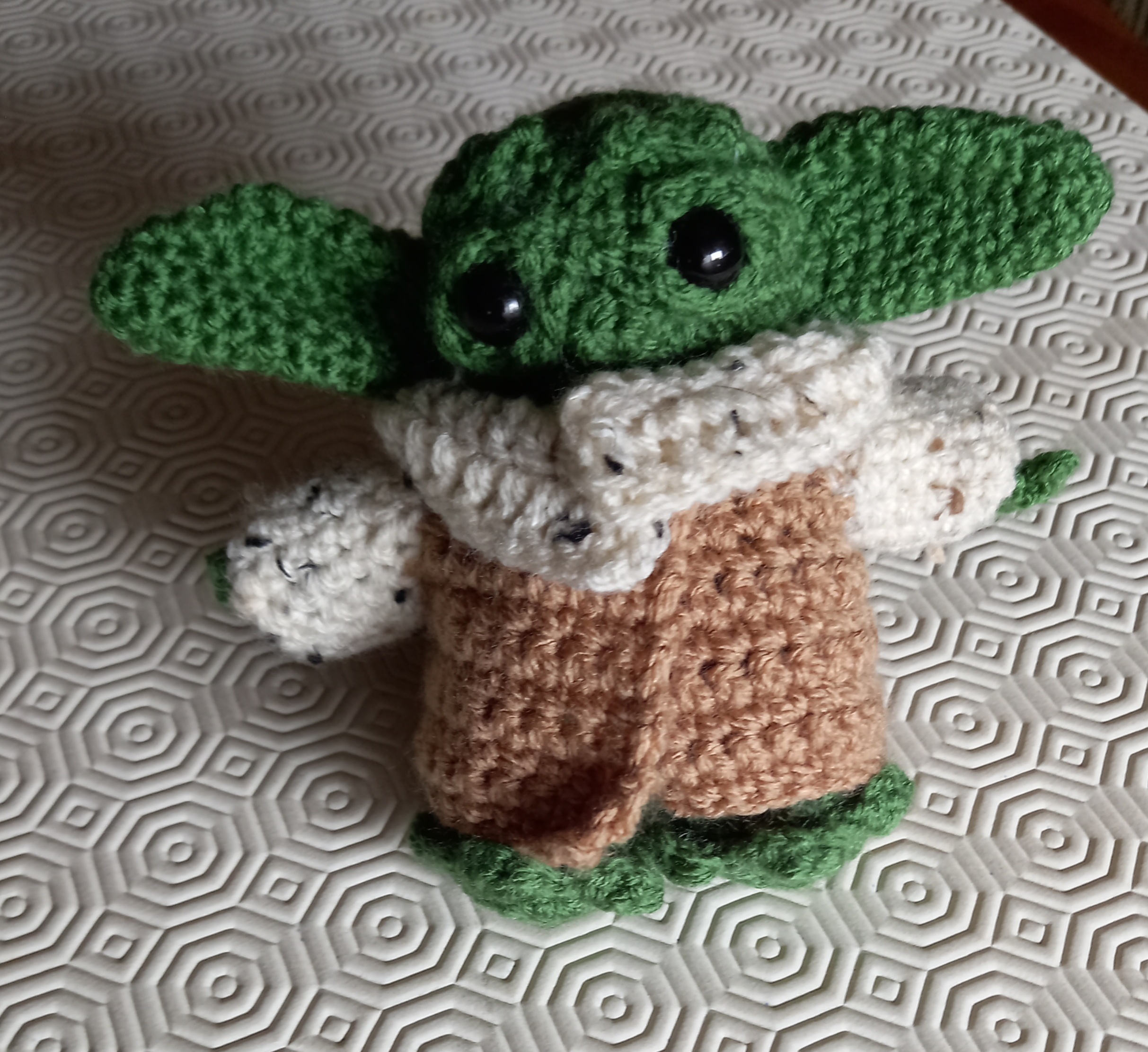 Riccio ad anelli impilabili tecnica amigurumi