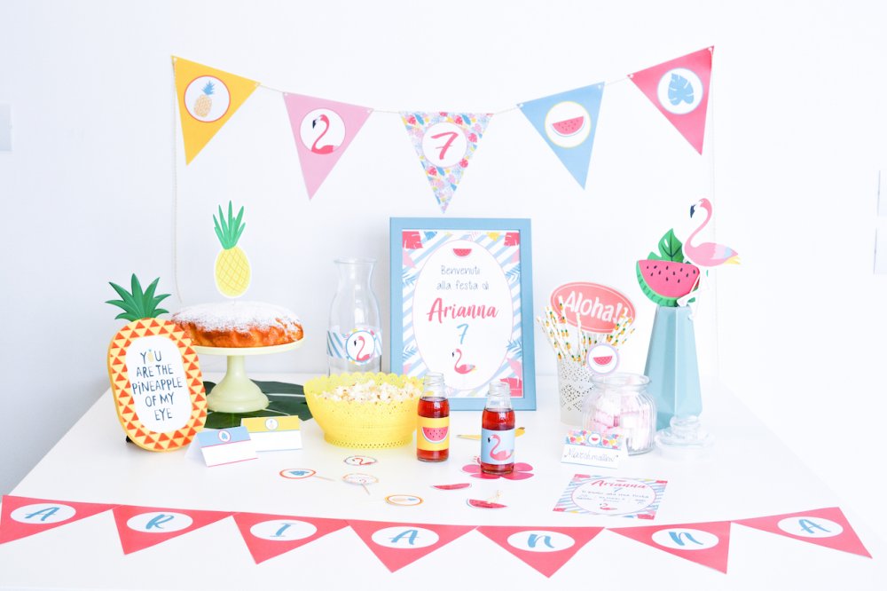 Party Kit Compleanno Fenicottero - Flamingo 