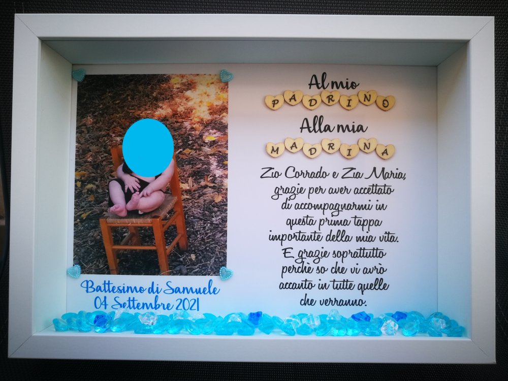 Cornice baby personalizzata 