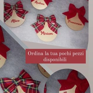 decorazioni palline natale legno