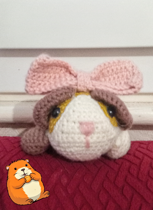 Porcellino d' India amigurumi 