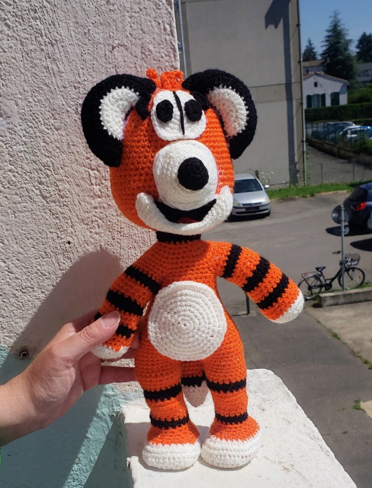 Tigre amigurumi 