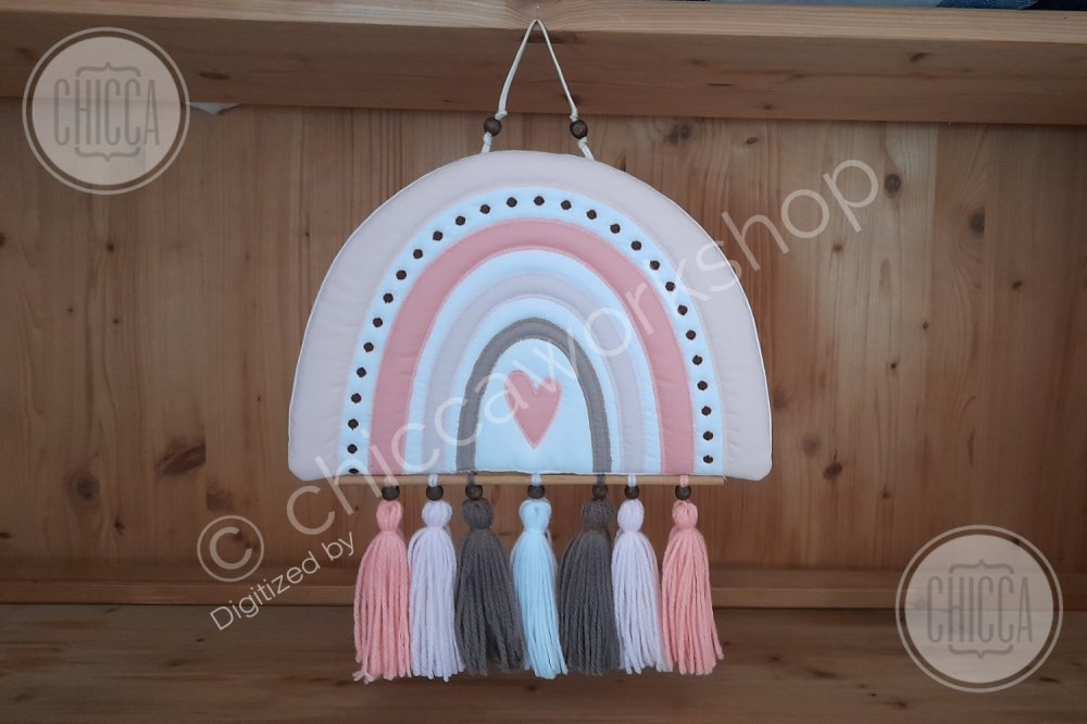 Arcobaleno Stile Boho  Fatto a mano